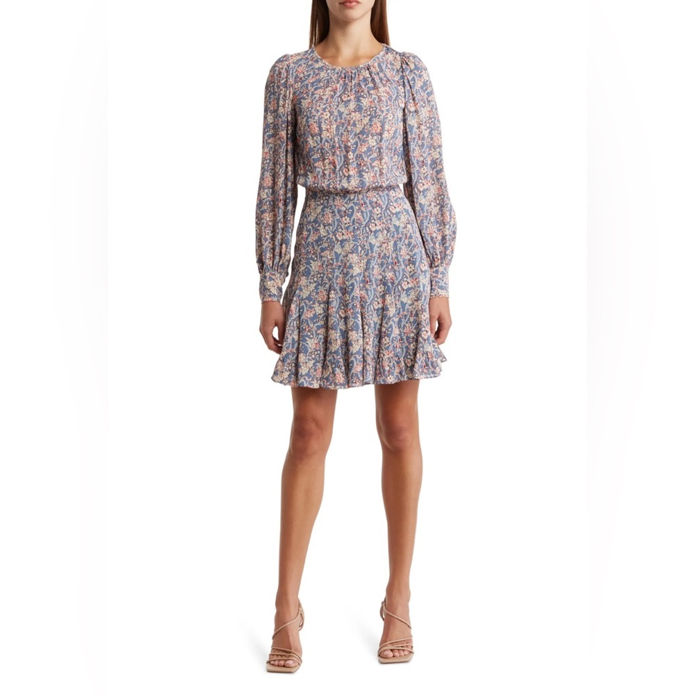Veronica Beard Gara Floral Long Sleeve Dress NWOT - Picture 2 of 5